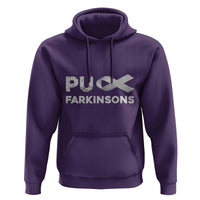 Parkinson's Awareness Hoodie Puck Farkinsons Parkinson's Silver Gray Ribbon