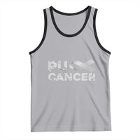 Parkinson's Awareness Tank Top Puck Farkinsons Parkinson's Silver Gray Ribbon