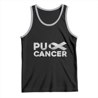 Parkinson's Awareness Tank Top Puck Farkinsons Parkinson's Silver Gray Ribbon