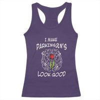 Parkinson's Warrior Racerback Tank Top I Make Parkinsons Look Good Tulip