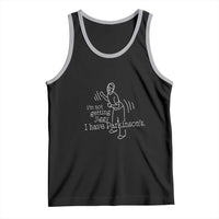 Parkinson's Warrior Tank Top Funny I'm Not Getting Jiggy I Have Parkinsons