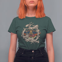 Goblincore Polyphemus Moth Not All Those Who Wander Are Lost Inspirational Moth T-Shirt for Women, Spiritual Shirt, Moth Sprituality T Shirt For Women - Wonder Print Shop