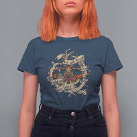 Goblincore Polyphemus Moth Not All Those Who Wander Are Lost Inspirational Moth T-Shirt for Women, Spiritual Shirt, Moth Sprituality T Shirt For Women - Wonder Print Shop