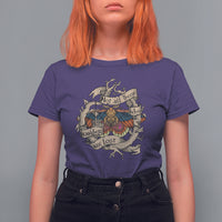 Goblincore Polyphemus Moth Not All Those Who Wander Are Lost Inspirational Moth T-Shirt for Women, Spiritual Shirt, Moth Sprituality T Shirt For Women - Wonder Print Shop