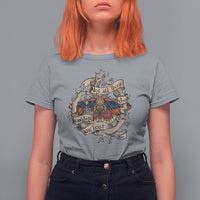 Goblincore Polyphemus Moth Not All Those Who Wander Are Lost Inspirational Moth T-Shirt for Women, Spiritual Shirt, Moth Sprituality T Shirt For Women - Wonder Print Shop