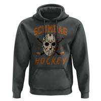 Scumbag Hockey Goalie Mask Distressed Sports Graphic Hoodie