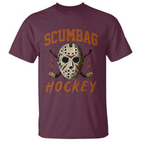Scumbag Hockey Goalie Mask Distressed Sports Graphic T Shirt