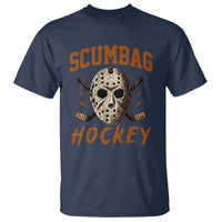 Scumbag Hockey Goalie Mask Distressed Sports Graphic T Shirt