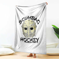 Scumbag Hockey Goalie Mask Vintage Graphic Throw Blanket