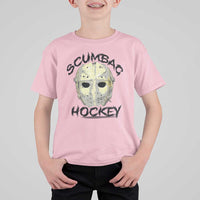 Scumbag Hockey Goalie Mask Vintage Graphic T Shirt For Kid