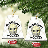 Scumbag Hockey Goalie Mask Vintage Graphic Ceramic Ornament