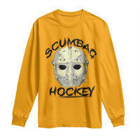Scumbag Hockey Goalie Mask Vintage Graphic Long Sleeve Shirt