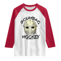 Scumbag Hockey Goalie Mask Vintage Graphic Raglan Shirt