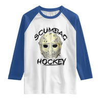 Scumbag Hockey Goalie Mask Vintage Graphic Raglan Shirt