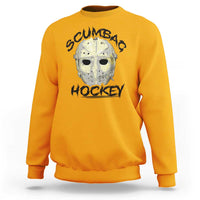 Scumbag Hockey Goalie Mask Vintage Graphic Sweatshirt