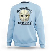 Scumbag Hockey Goalie Mask Vintage Graphic Sweatshirt