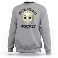 Scumbag Hockey Goalie Mask Vintage Graphic Sweatshirt