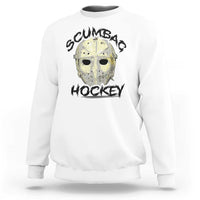 Scumbag Hockey Goalie Mask Vintage Graphic Sweatshirt