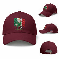 Merlin the Duck Mexico Flag Soccer Player Baseball Cap Mexican Pride Football Fans