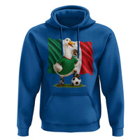 Merlin the Duck Mexico Flag Soccer Player Hoodie Mexican Pride Football Fans
