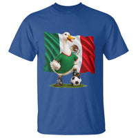Merlin the Duck Mexico Flag Soccer Player T Shirt Mexican Pride Football Fans