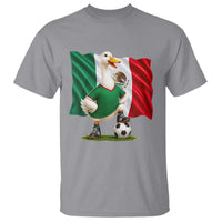 Merlin the Duck Mexico Flag Soccer Player T Shirt Mexican Pride Football Fans