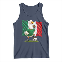 Merlin the Duck Mexico Flag Soccer Player Tank Top Mexican Pride Football Fans