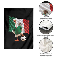 Funny Screaming Merlin the Duck Garden Flag Mexico Soccer Flag Football Fans