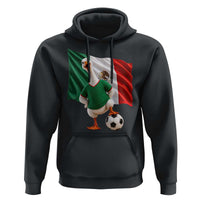 Funny Screaming Merlin the Duck Hoodie Mexico Soccer Flag Football Fans