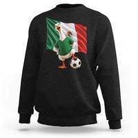 Funny Screaming Merlin the Duck Sweatshirt Mexico Soccer Flag Football Fans