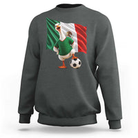 Funny Screaming Merlin the Duck Sweatshirt Mexico Soccer Flag Football Fans