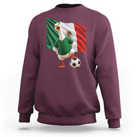 Funny Screaming Merlin the Duck Sweatshirt Mexico Soccer Flag Football Fans