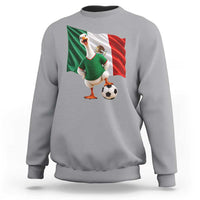Funny Screaming Merlin the Duck Sweatshirt Mexico Soccer Flag Football Fans