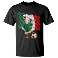 Funny Screaming Merlin the Duck T Shirt Mexico Soccer Flag Football Fans