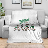 Merlin the Ducks Crosswalk Walk Parody Throw Blanket El Idolo Del Barrio Mexico Duck Soccer Football Fans
