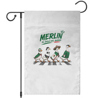 Merlin the Ducks Crosswalk Walk Parody Garden Flag El Idolo Del Barrio Mexico Duck Soccer Football Fans