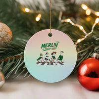 Merlin the Ducks Crosswalk Walk Parody Ceramic Ornament El Idolo Del Barrio Mexico Duck Soccer Football Fans
