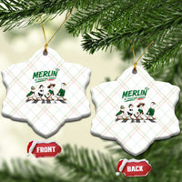 Merlin the Ducks Crosswalk Walk Parody Ceramic Ornament El Idolo Del Barrio Mexico Duck Soccer Football Fans