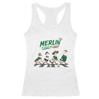 Merlin the Ducks Crosswalk Walk Parody Racerback Tank Top El Idolo Del Barrio Mexico Duck Soccer Football Fans