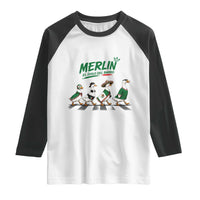 Merlin the Ducks Crosswalk Walk Parody Raglan Shirt El Idolo Del Barrio Mexico Duck Soccer Football Fans