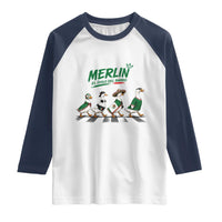 Merlin the Ducks Crosswalk Walk Parody Raglan Shirt El Idolo Del Barrio Mexico Duck Soccer Football Fans
