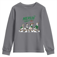 Merlin the Ducks Crosswalk Walk Parody Youth Sweatshirt El Idolo Del Barrio Mexico Duck Soccer Football Fans