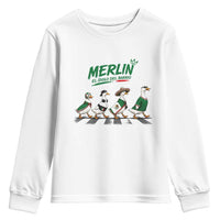 Merlin the Ducks Crosswalk Walk Parody Youth Sweatshirt El Idolo Del Barrio Mexico Duck Soccer Football Fans