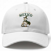 Vintage Mexico Soccer Wizard Duck Magical Fantasy Baseball Cap Retro Mexican Pride Football Fans