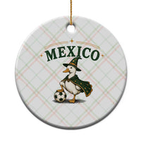 Vintage Mexico Soccer Wizard Duck Magical Fantasy Ceramic Ornament Retro Mexican Pride Football Fans