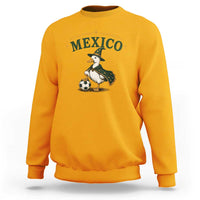Vintage Mexico Soccer Wizard Duck Magical Fantasy Sweatshirt Retro Mexican Pride Football Fans