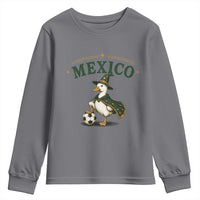 Vintage Mexico Soccer Wizard Duck Magical Fantasy Youth Sweatshirt Retro Mexican Pride Football Fans