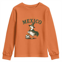 Vintage Mexico Soccer Wizard Duck Magical Fantasy Youth Sweatshirt Retro Mexican Pride Football Fans