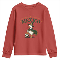 Vintage Mexico Soccer Wizard Duck Magical Fantasy Youth Sweatshirt Retro Mexican Pride Football Fans
