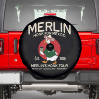 Merlin the Duck Honk Tour Mexico Retro Band Parody Spare Tire Cover Mexican Pride Soccer Locer Football Fans
